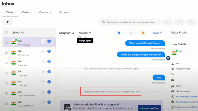 WhatsApp AI chatbot