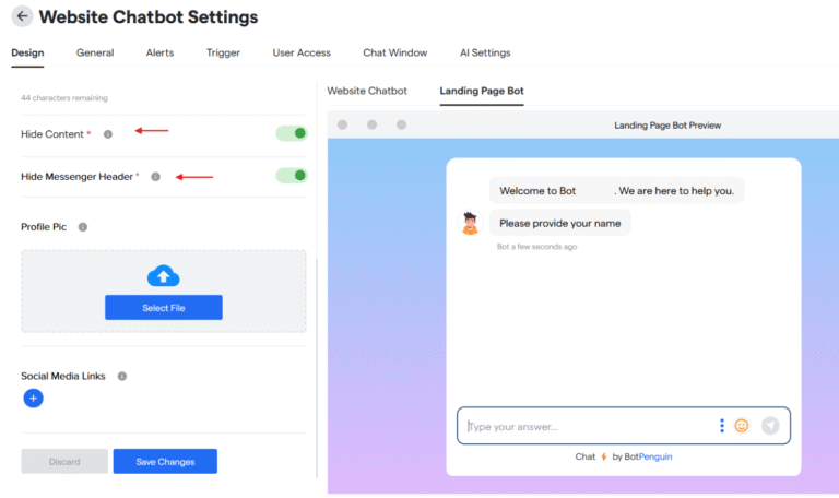 ai website chatbot